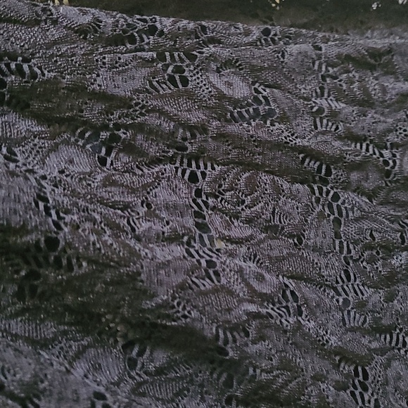 Vintage Casadei Black Lace Duster, Sz S - Picture 4 of 6